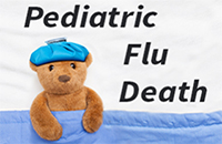 Sick Teddy Bear With Pediatric Flu Death